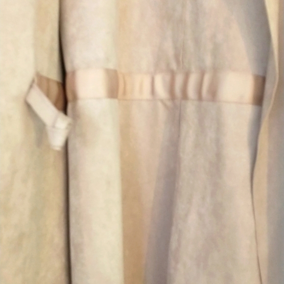 Soft Surroundings Blossom Faux Suede Cardigan Jacket w/Inner Drawstri… - Picture 4 of 8